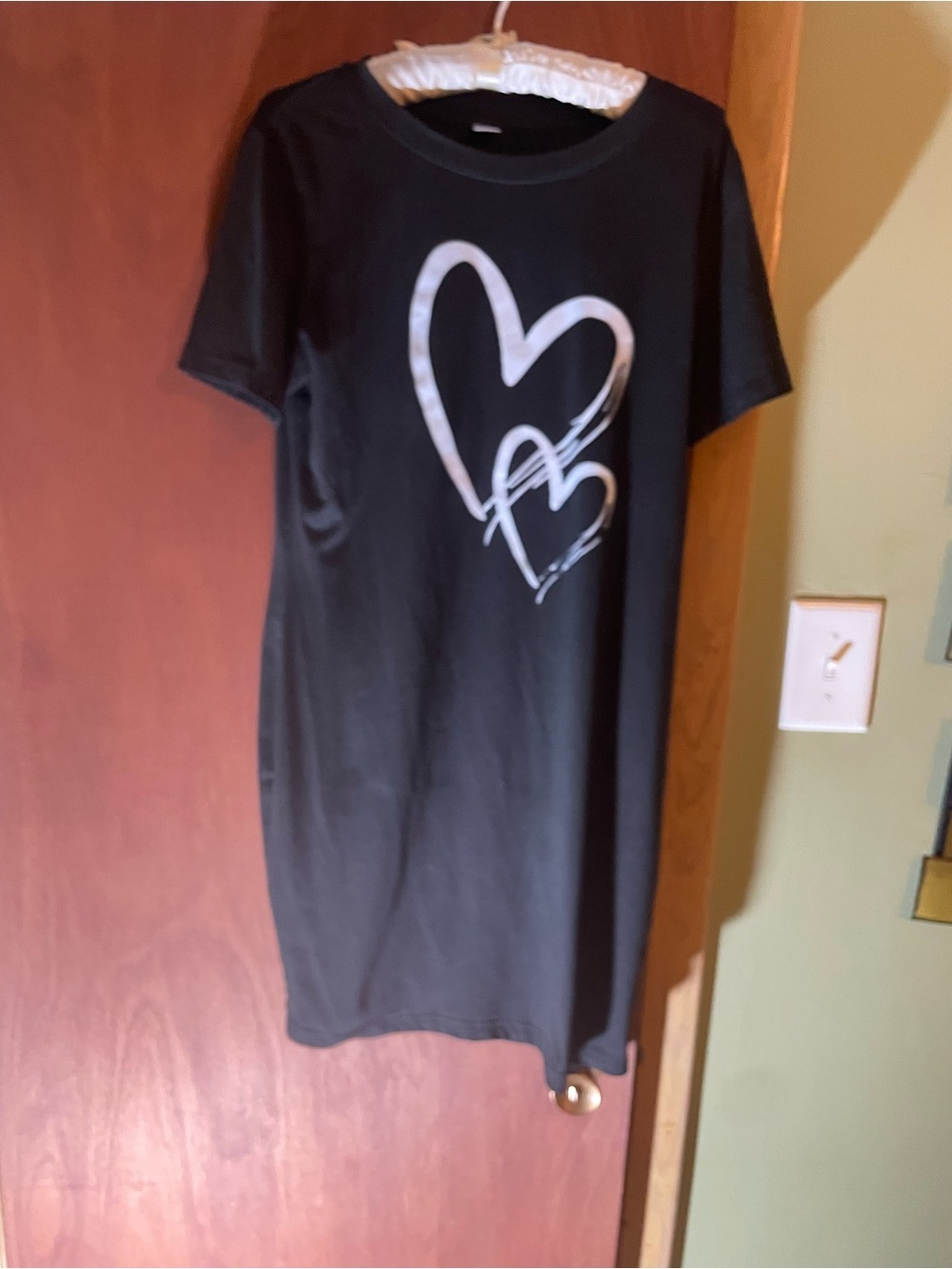 Women's Black Heart Sleep Tee